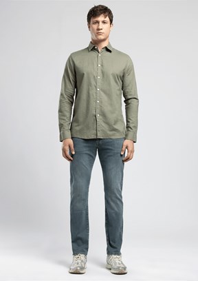 LEE COOPER Harry - 262 LCM 121038 Erkek Yeşil Normal Bel Jean Pantolon