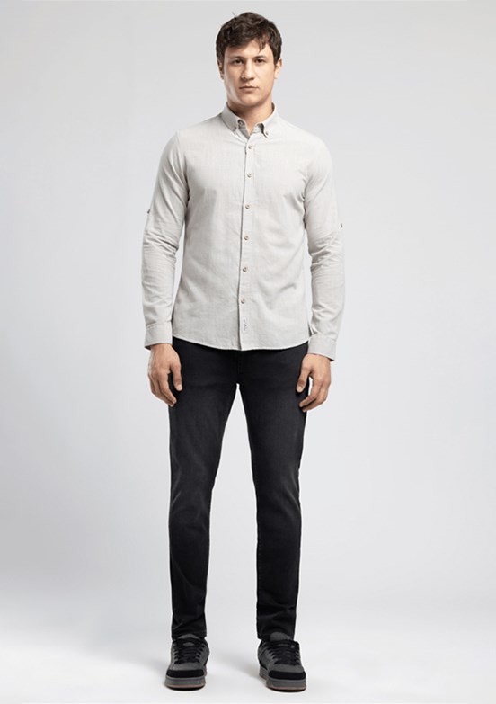 LEE COOPER Jack - 262 LCM 121026 Erkek Siyah Yüksek Bel Jean Pantolon