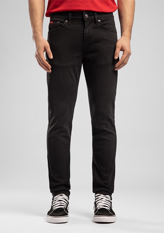LEE COOPER Jeff - 262 LCM 121055 Erkek Mavi̇-Si̇yah Skinny Normal Bel Jean Pantolon