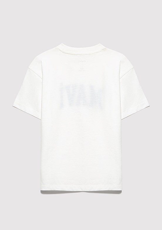 MAVİ Beyaz Erkek Çocuk Baskılı T-Shirt