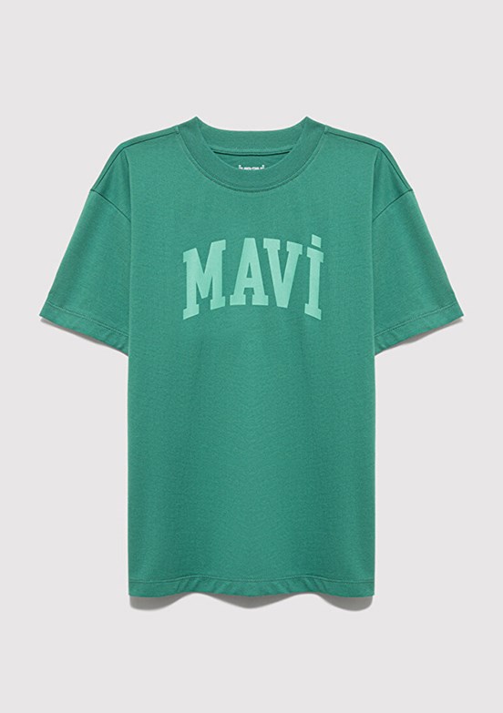 MAVİ Yeşil Erkek Çocuk Baskılı T-Shirt