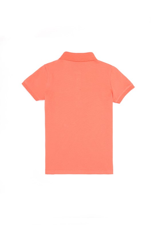 US POLO ASSN Turuncu Kız Çocuk Basic T-Shirt
