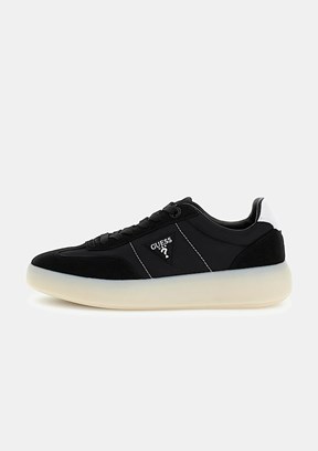 GUESS Parlet - FLPPARFAB12 Kadın Siyah Süet Sneaker Ayakkabı