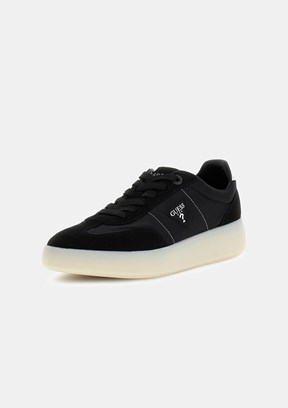 GUESS Parlet - FLPPARFAB12 Kadın Siyah Süet Sneaker Ayakkabı
