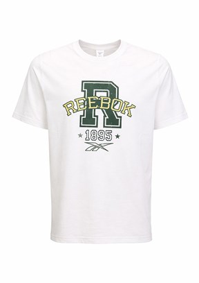 REEBOK 6M Centa - A10220408007010 Erkek Beyaz Kısa Kol T-Shirt