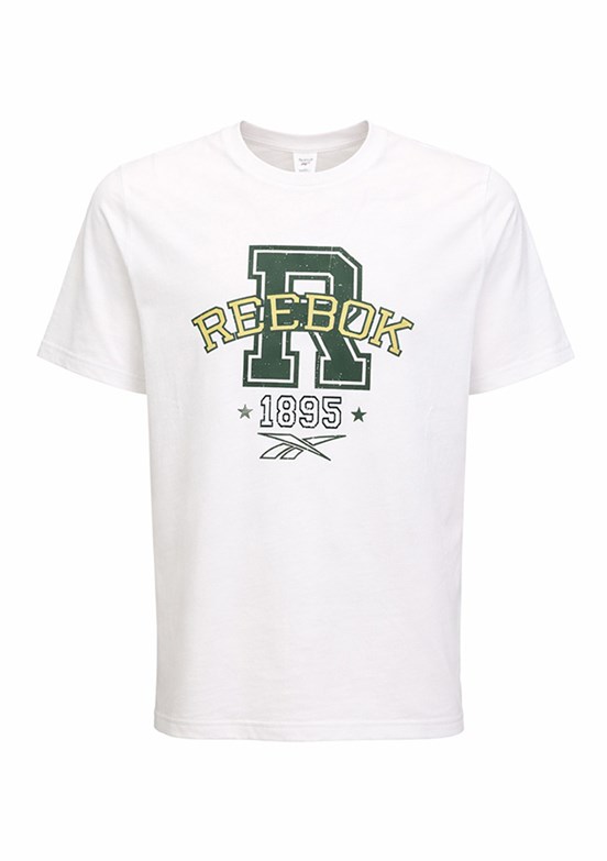 REEBOK 6M Centa - A10220408007010 Erkek Beyaz Kısa Kol T-Shirt