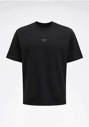 REEBOK 6M ERDA TEE - A10220408607010 Erkek Siyah Kısa Kol T-Shırt