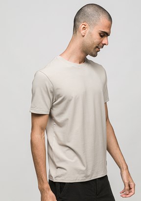 JOHNNY JOE - JOE41420 Erkek Gri Bisiklet Yaka T-Shirt