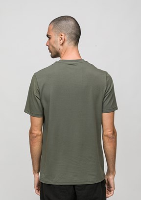JOHNNY JOE - JOE41420 Erkek Yeşil Bisiklet Yaka T-Shirt