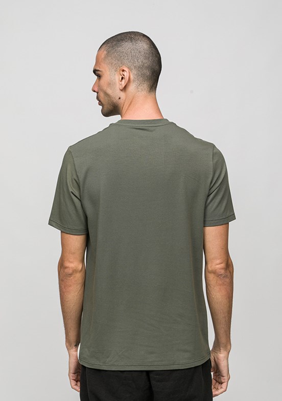JOHNNY JOE - JOE41420 Erkek Yeşil Bisiklet Yaka T-Shirt
