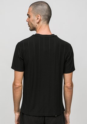 JOHNNY JOE - JOE42030 Erkek Siyah Bisiklet Yaka T-Shirt
