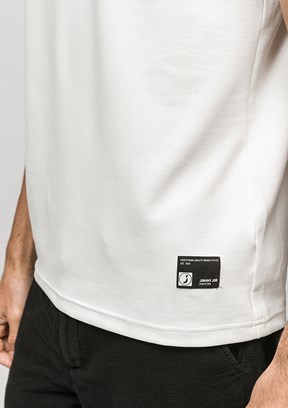 JOHNNY JOE - JOE44275 Erkek Beyaz Polo Yaka T-Shirt