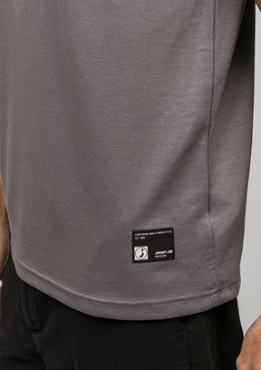 JOHNNY JOE - JOE44275 Erkek Gri Polo Yaka T-Shirt