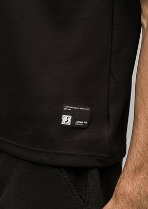 JOHNNY JOE - JOE44275 Erkek Siyah Polo Yaka T-Shirt