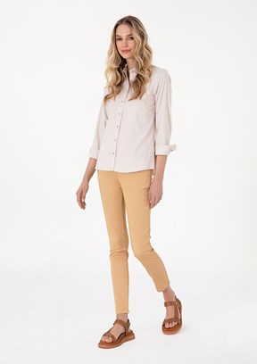 US POLO ASSN Kahverengi Kadın Oversize Pantolon