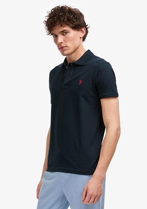 US POLO ASSN - Erkek Lacivert Basic T-Shirt