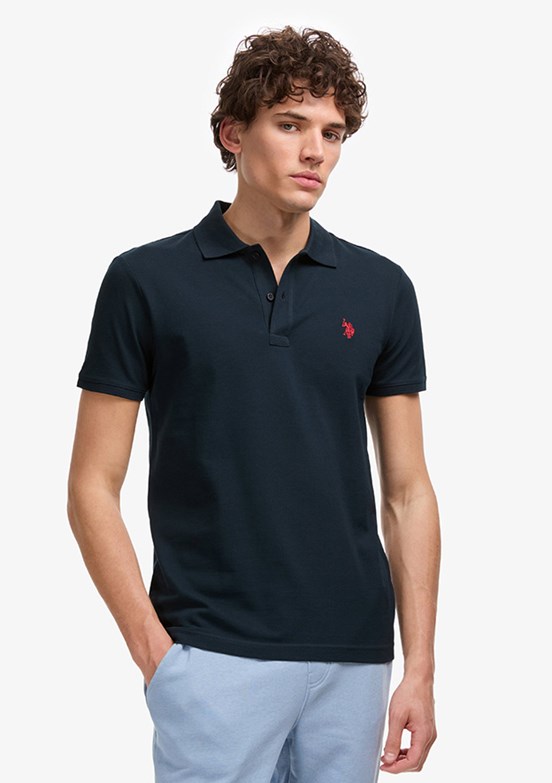US POLO ASSN Erkek Lacivert Slim T-Shirt