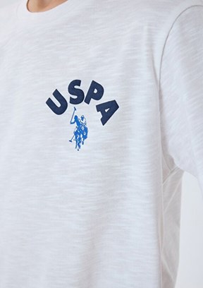 US POLO ASSN Beyaz Erkek Çocuk Pijama Takımı