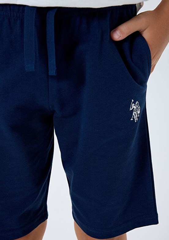 US POLO ASSN Beyaz Erkek Çocuk Pijama Takımı