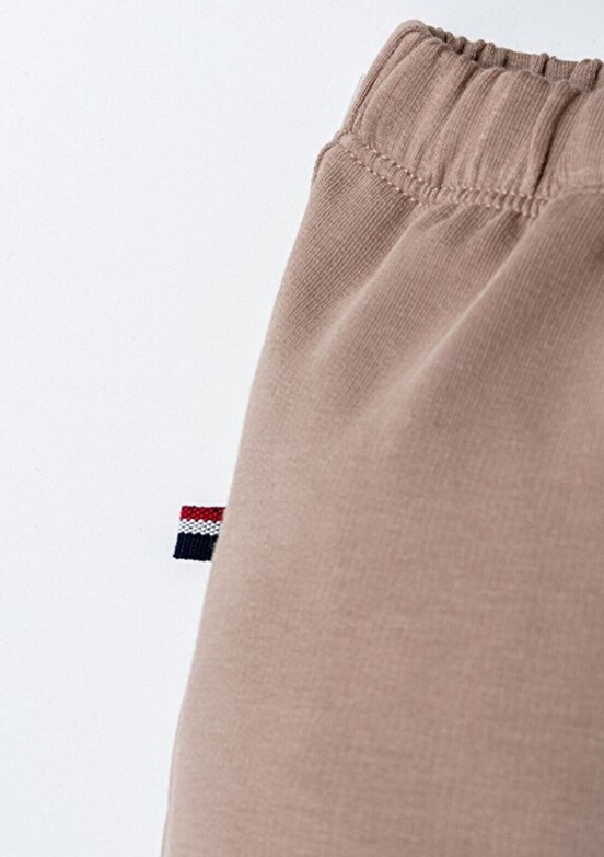 US POLO ASSN Bej Erkek Bebek Şortlu İkili Takım