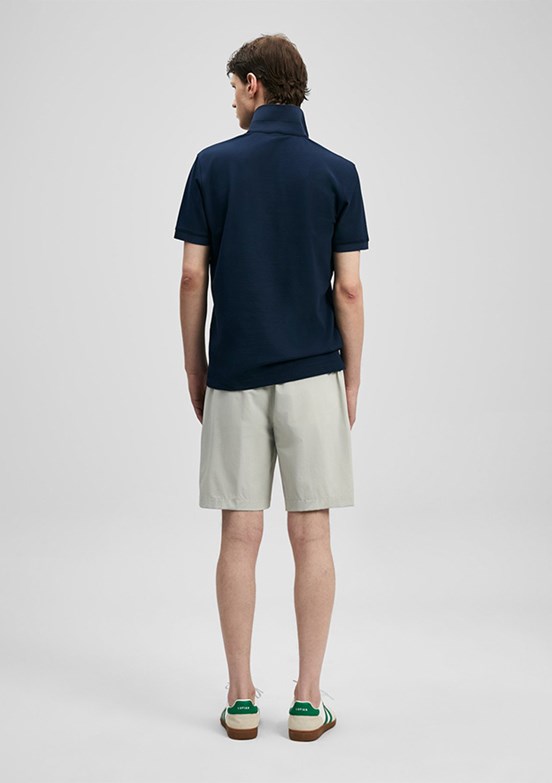 LUFİAN Carter - 111040233 Erkek Lacivert Polo Yaka T-Shirt