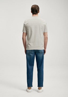 LUFİAN Marcus - 111020322 Erkek Bej Baskılı T-Shirt
