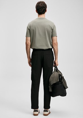 LUFİAN Marcus - 111020322 Erkek Yeşil Baskılı T-Shirt