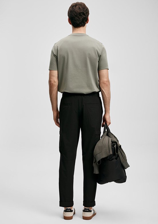 LUFİAN Marcus - 111020322 Erkek Yeşil Baskılı T-Shirt