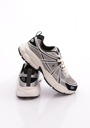HAMMERJACK Florian M - 101 25606-M Erkek Siyah/Gümüş Casual Ayakkabı