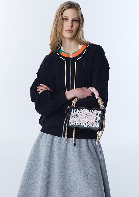 TWİST Lacivert Kadın Basic Sweatshirt
