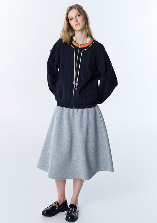 TWİST Lacivert Kadın Basic Sweatshirt