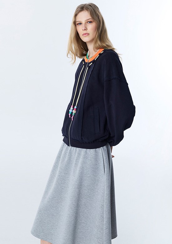 TWİST Lacivert Kadın Basic Sweatshirt