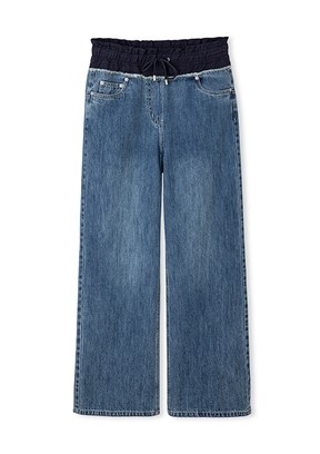 İPEKYOL Mavi Kadın Yüksek Bel Jean Pantolon