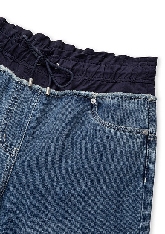 İPEKYOL Mavi Kadın Yüksek Bel Jean Pantolon