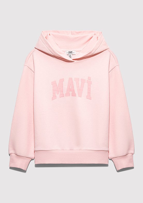 MAVİ Pembe Kız Çocuk Baskılı Sweatshirt