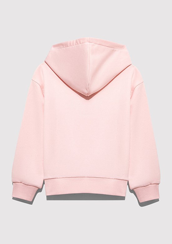 MAVİ Pembe Kız Çocuk Baskılı Sweatshirt