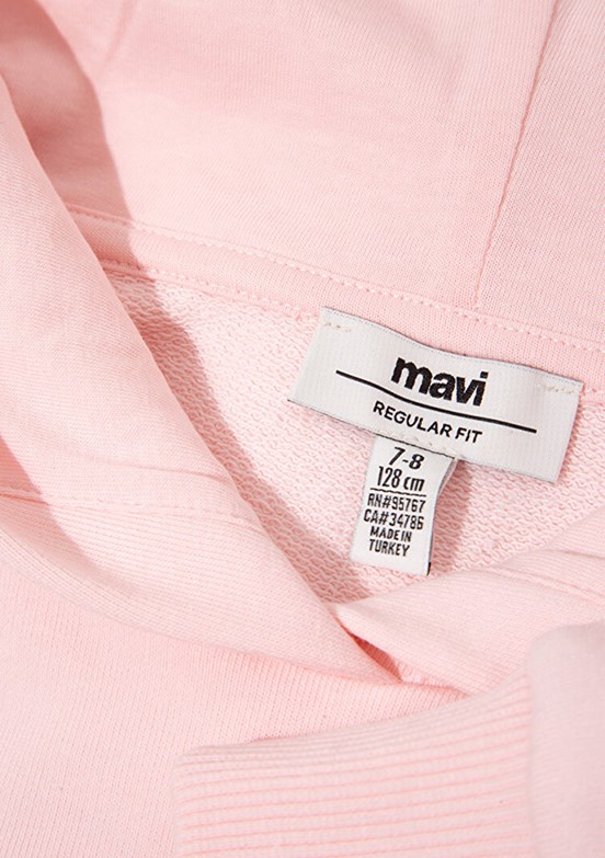MAVİ Pembe Kız Çocuk Baskılı Sweatshirt