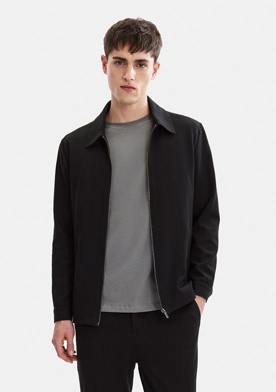 BACKANDBOND - B35S60005 Erkek Siyah Regular Mont