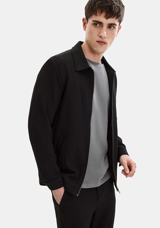 BACKANDBOND - B35S60005 Erkek Siyah Regular Mont