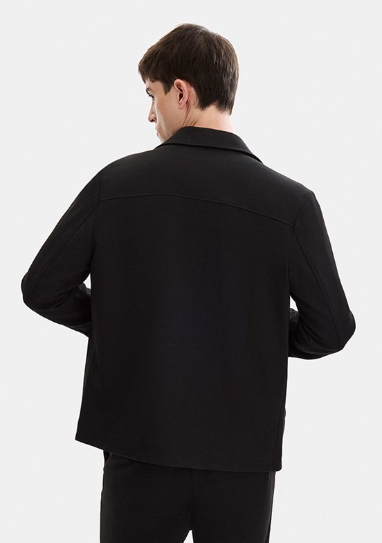 BACKANDBOND - B35S60005 Erkek Siyah Regular Mont