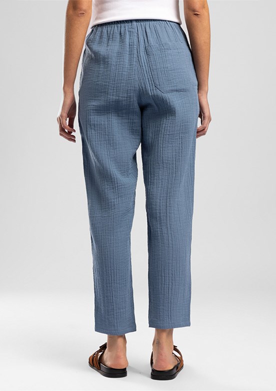LEE COOPER Alberty - 262 LCF 221010 Kadın Mavi Beli Lastikli Pantolon