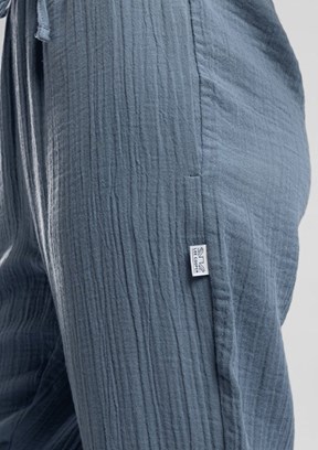 LEE COOPER Alberty - 262 LCF 221010 Kadın Mavi Beli Lastikli Pantolon