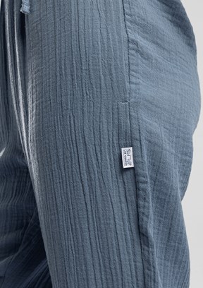 LEE COOPER Alberty - 262 LCF 221010 Kadın Mavi Beli Lastikli Pantolon