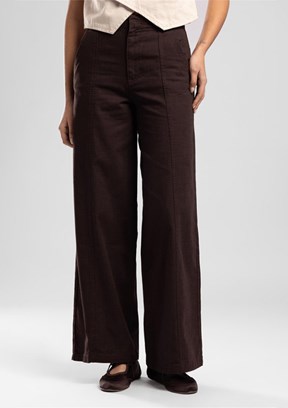 LEE COOPER Krıssy - 262 LCF 221002 Kadın Kahverengi Yüksek Bel Pantolon