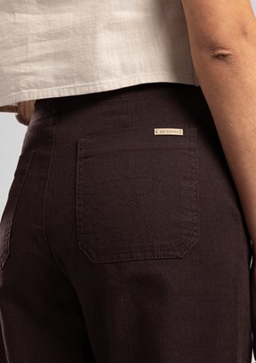 LEE COOPER Krıssy - 262 LCF 221002 Kadın Kahverengi Yüksek Bel Pantolon