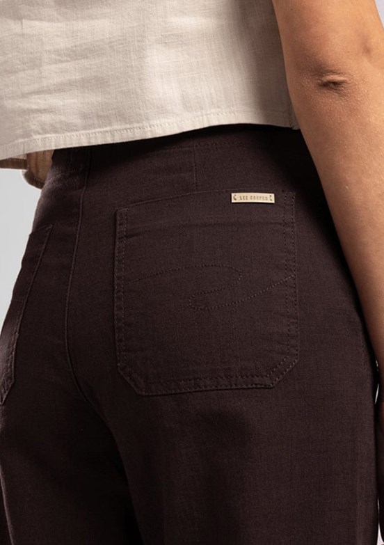 LEE COOPER Krıssy - 262 LCF 221002 Kadın Kahverengi Yüksek Bel Pantolon