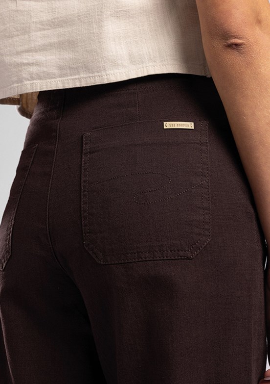 LEE COOPER Krıssy - 262 LCF 221002 Kadın Kahverengi Yüksek Bel Pantolon