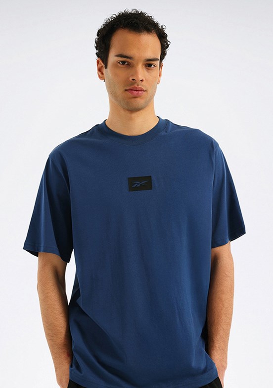 REEBOK 6M TUCHE TEE - A10220402807010 Erkek Lacivert Kısa Kol T-Shırt