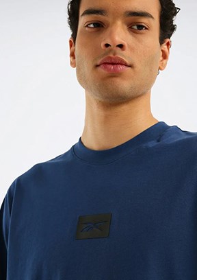 REEBOK 6M TUCHE TEE - A10220402807010 Erkek Lacivert Kısa Kol T-Shırt