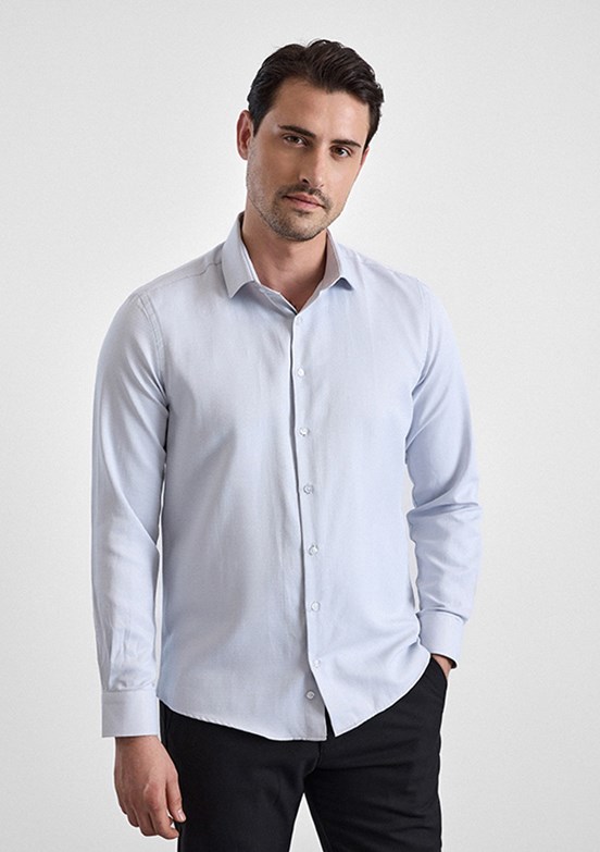 SÜVARİ - GM2024700622 Erkek Bej Slim Gömlek